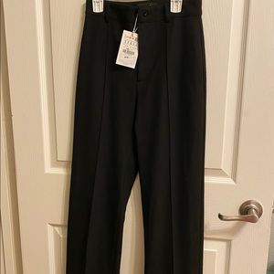 Pull&Bear Black Straight Leg Pants
